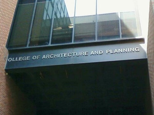 College of architecture and planning fail